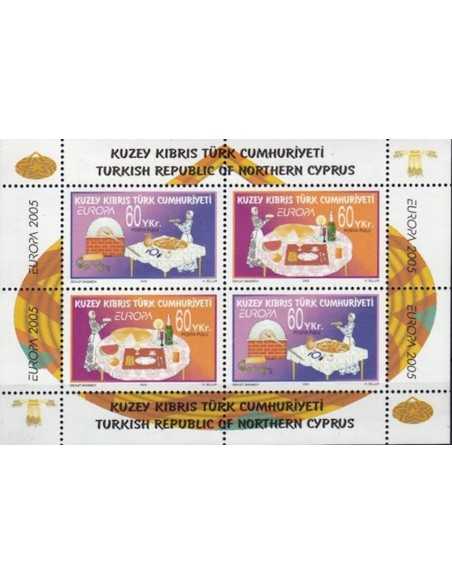 Timbre Poste Europa Chypre Turc N° BF 22 N ** philatelie foxtimbre