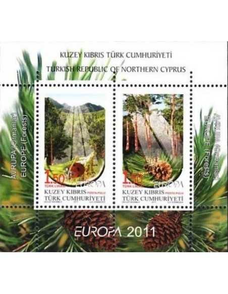 Timbre Poste Europa Chypre Turc N° BF 28 N ** philatelie foxtimbre