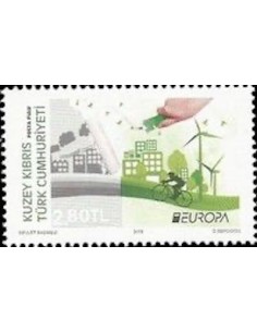 Timbre Poste Europa Chypre Turc N° 781 N ** philatelie foxtimbre