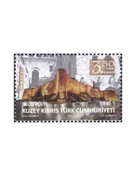 Timbre Poste Europa Chypre Turc N° 792 N ** philatelie foxtimbre