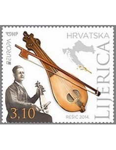 Timbre Poste Europa Croatie N° 1048 N ** philatelie foxtimbre