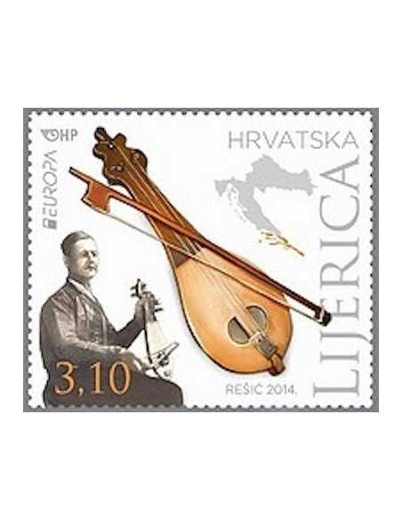 Timbre Poste Europa Croatie N° 1048 N ** philatelie foxtimbre