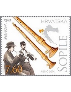 Timbre Poste Europa Croatie N° 1049 N ** philatelie foxtimbre