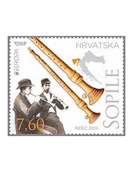 Timbre Poste Europa Croatie N° 1049 N ** philatelie foxtimbre