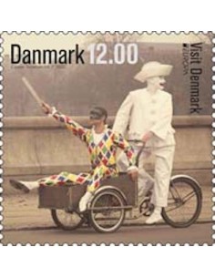 Timbre Poste Europa Dannemark N° 1673 N ** philatelie foxtimbre
