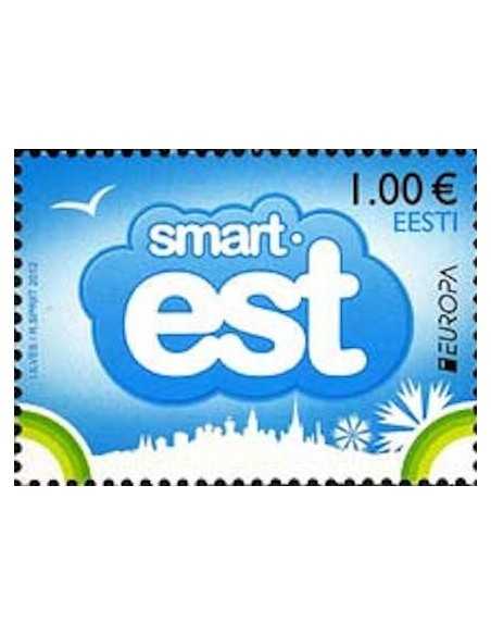 Timbre Poste Europa Estonie N° 679 N ** philatelie foxtimbre