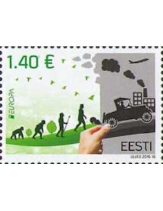Timbre Poste Europa Estonie N° 796 N ** philatelie foxtimbre