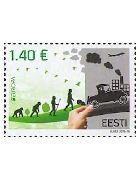 Timbre Poste Europa Estonie N° 796 N ** philatelie foxtimbre