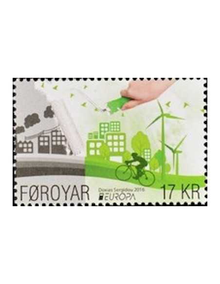 Timbre Poste Europa Feroe N° 856 N ** philatelie foxtimbre