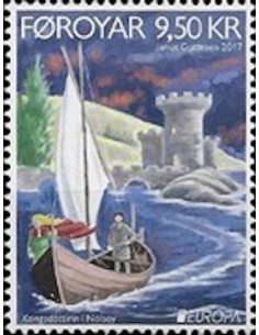 Timbre Poste Europa Feroe N° 888 N ** philatelie foxtimbre
