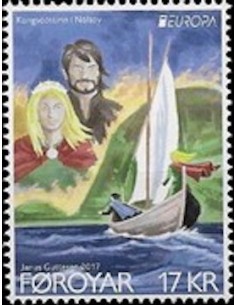 Timbre Poste Europa Feroe N° 889 N ** philatelie foxtimbre