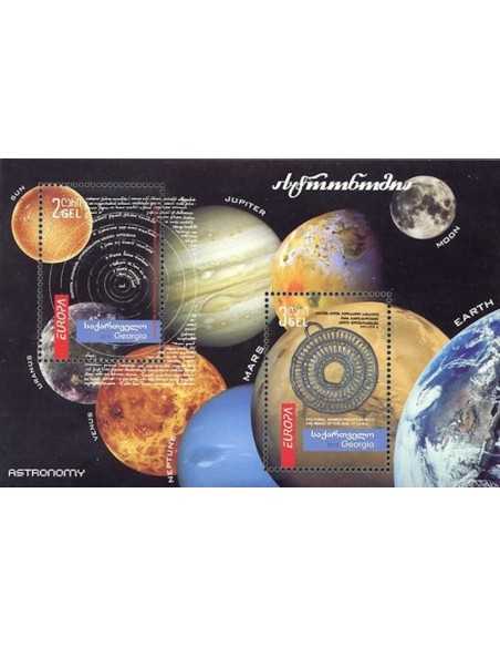 Timbre Poste Europa Georgie N° BF 45 N ** philatelie foxtimbre