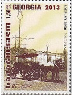 Timbre Poste Europa Georgie N° 497 N ** philatelie foxtimbre