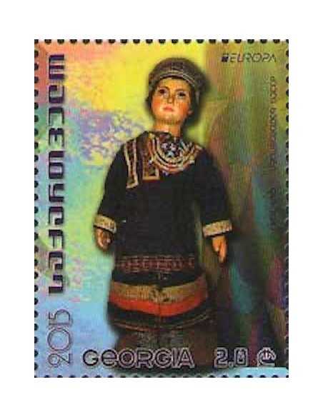 Timbre Poste Europa Georgie N° 507 N ** philatelie foxtimbre