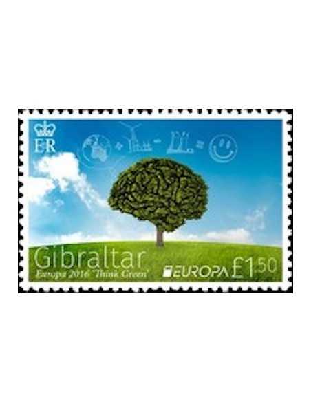 Timbre Poste Europa Gibraltar N° 1728 N ** philatelie foxtimbre
