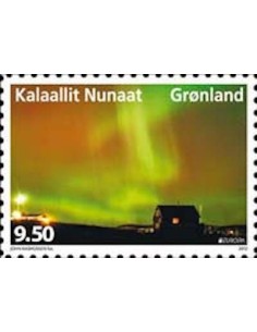 Timbre Poste Europa Groenland N° 596 N ** philatelie foxtimbre