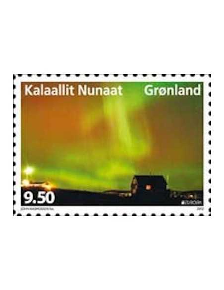 Timbre Poste Europa Groenland N° 596 N ** philatelie foxtimbre