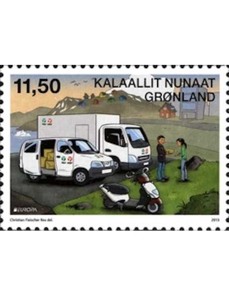 Timbre Poste Europa Groenland N° 610 N ** philatelie foxtimbre