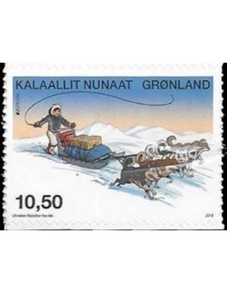 Timbre Poste Europa Groenland N° 611 N ** philatelie foxtimbre