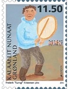 Timbre Poste Europa Groenland N° 637 N ** philatelie foxtimbre