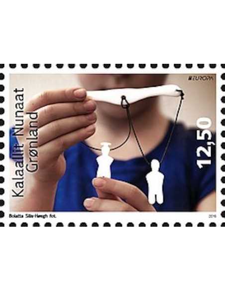 Timbre Poste Europa Groenland N° 676 N ** philatelie foxtimbre