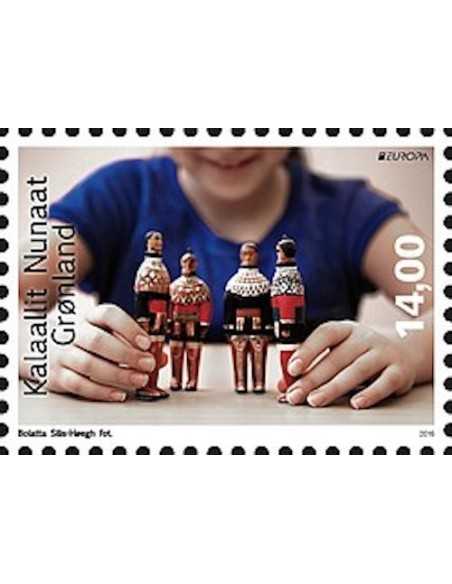 Timbre Poste Europa Groenland N° 677 N ** philatelie foxtimbre