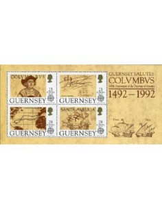 Timbre Poste Europa Guernesey N° BF 15 N ** philatelie foxtimbre