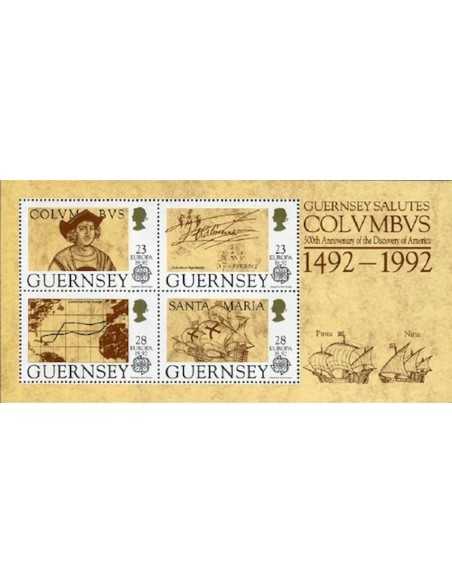 Timbre Poste Europa Guernesey N° BF 15 N ** philatelie foxtimbre