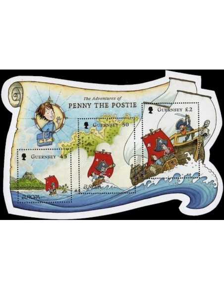 Timbre Poste Europa Guernesey N° BF 68 N ** philatelie foxtimbre