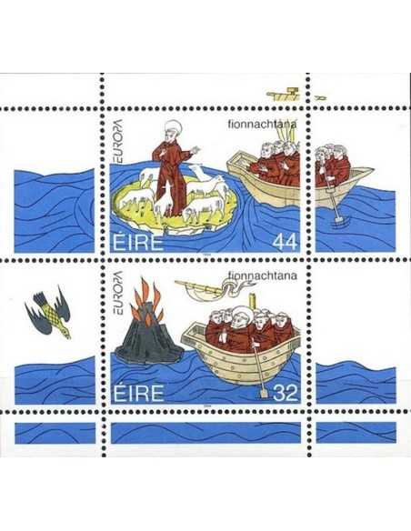 Timbre Poste Europa Irlande N° BF 15 N ** philatelie foxtimbre