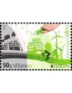 Timbre Poste Europa Islande N° 1420 N ** philatelie foxtimbre