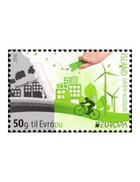 Timbre Poste Europa Islande N° 1420 N ** philatelie foxtimbre