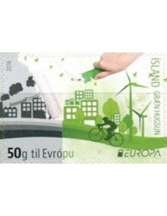 Timbre Poste Europa Islande N° 1422 N ** philatelie foxtimbre
