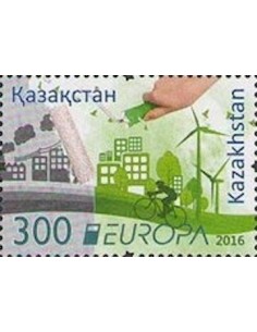 Timbre Poste Europa Kazakhstan N° 758 N ** philatelie foxtimbre