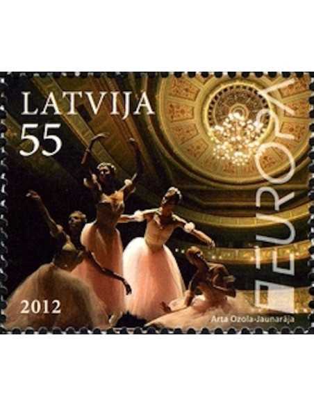 Timbre Poste Europa Lettonie N° 808 N ** philatelie foxtimbre