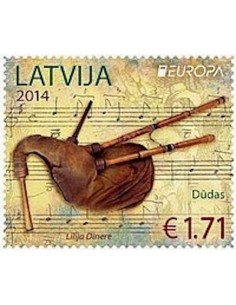 Timbre Poste Europa Lettonie N° 880 N ** philatelie foxtimbre