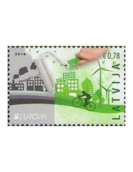 Timbre Poste Europa Lettonie N° 953 N ** philatelie foxtimbre