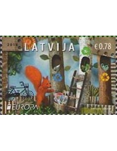 Timbre Poste Europa Lettonie N° 954 N ** philatelie foxtimbre