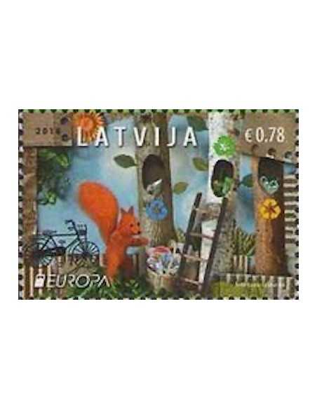 Timbre Poste Europa Lettonie N° 954 N ** philatelie foxtimbre