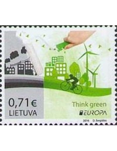 Timbre Poste Europa Lituanie N° 1065 N ** philatelie foxtimbre