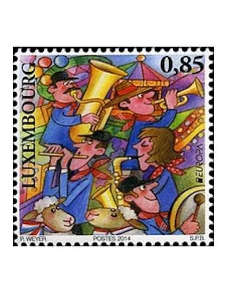 Timbre Poste Europa Luxembourg N° 1952 N ** philatelie foxtimbre