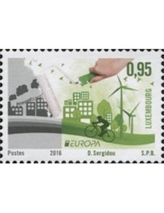 Timbre Poste Europa Luxembourg N° 2035 N ** philatelie foxtimbre