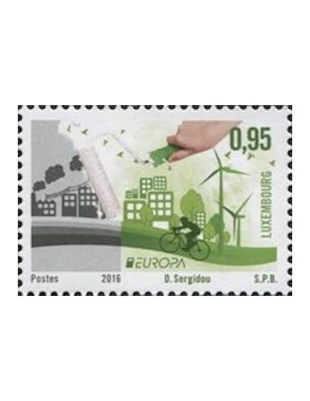 Timbre Poste Europa Luxembourg N° 2035 N ** philatelie foxtimbre
