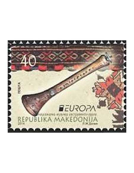 Timbre Poste Europa Macedoine N° 667 N ** philatelie foxtimbre