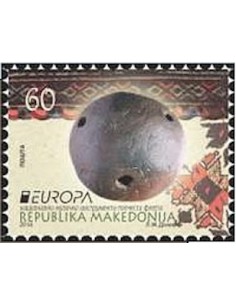 Timbre Poste Europa Macedoine N° 668 N ** philatelie foxtimbre