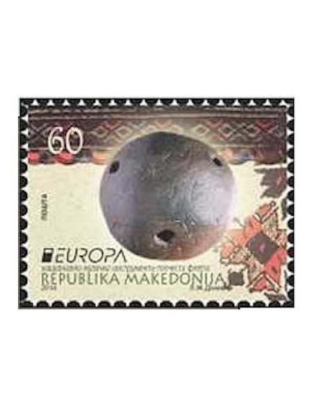 Timbre Poste Europa Macedoine N° 668 N ** philatelie foxtimbre