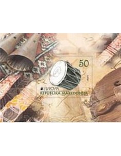 Timbre Poste Europa Macedoine N° BF 27 N ** philatelie foxtimbre