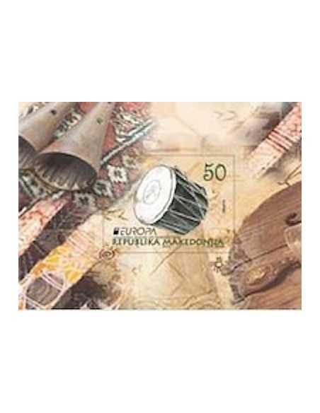 Timbre Poste Europa Macedoine N° BF 27 N ** philatelie foxtimbre