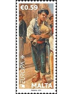 Timbre Poste Europa Malte N° 1778 N ** philatelie foxtimbre