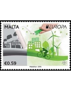 Timbre Poste Europa Malte N° 1843 N ** philatelie foxtimbre
